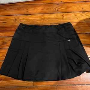 Black tennis skirt
